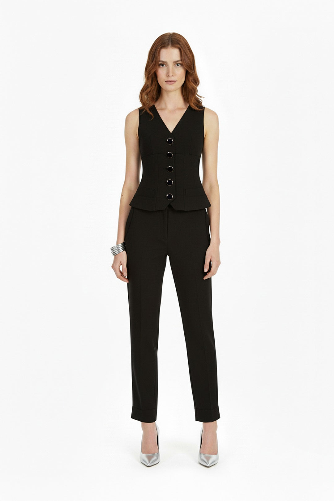 Pantalón sastre recto elegante