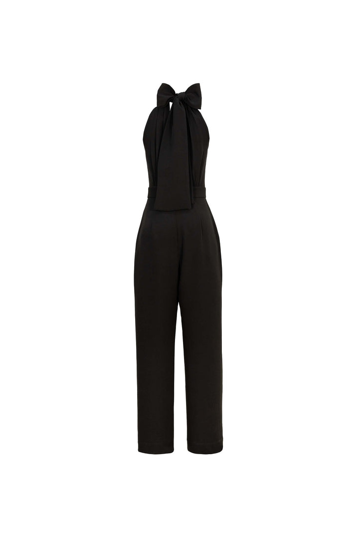 Pantsuit elegante con moño