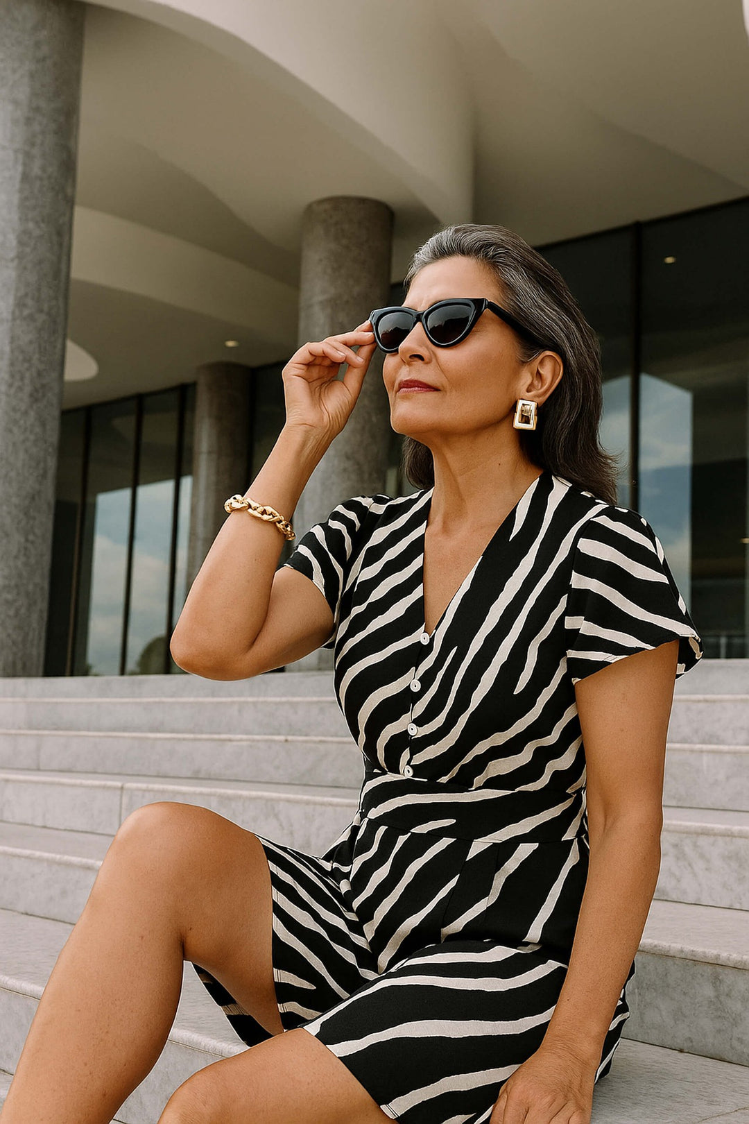 Shortsuit con escote en V