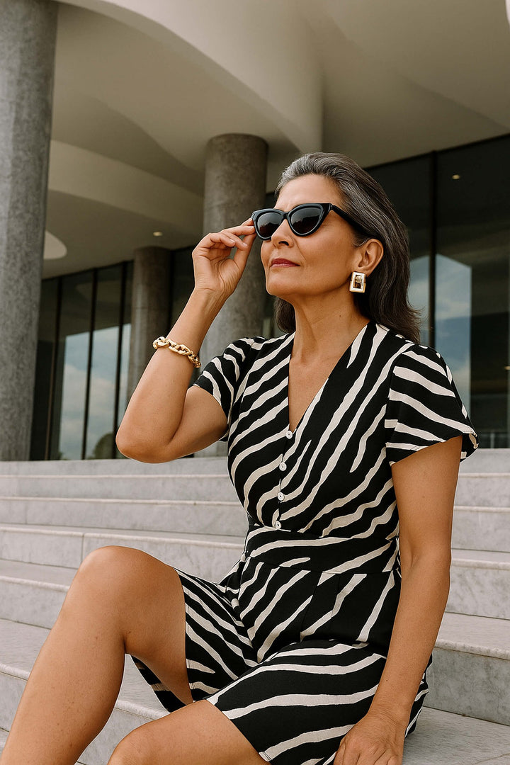 Shortsuit con escote en V