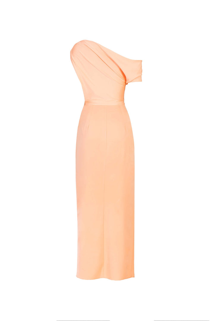 Vestido asimétrico con abertura lateral