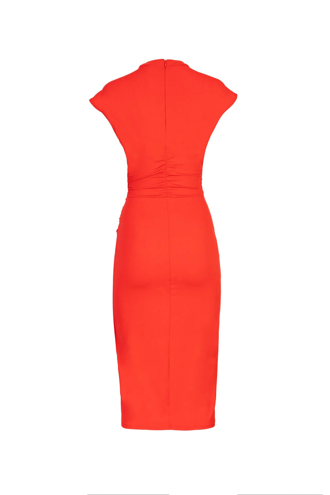 Vestido midi elegante con drapeado