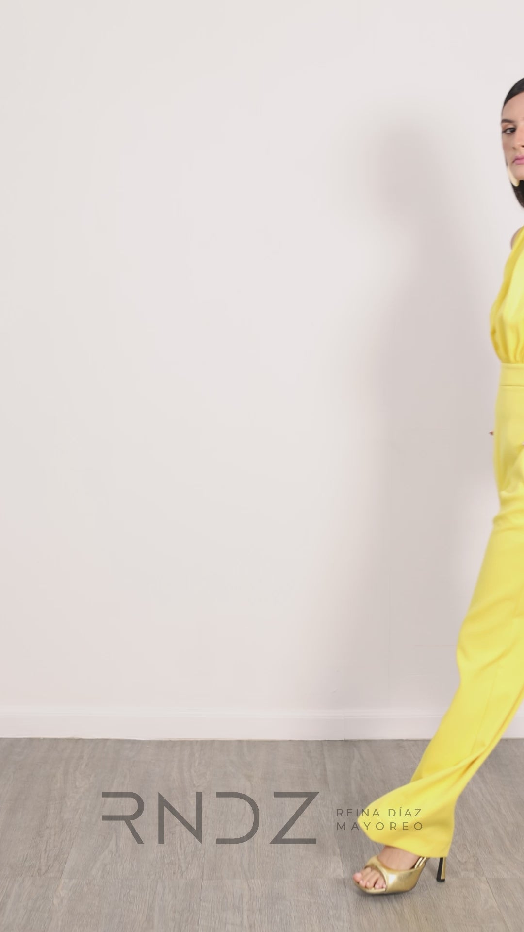 Pantsuit elegante con moño