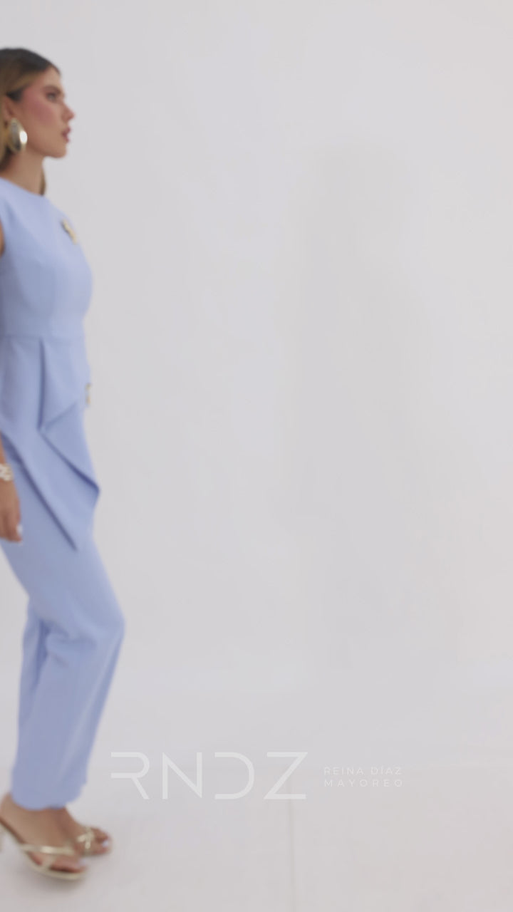 Pantalón con corte recto elegante