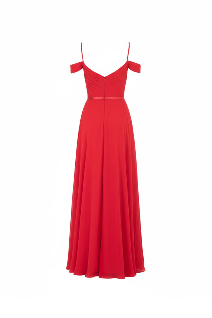 Vestido de fiesta escote corazón