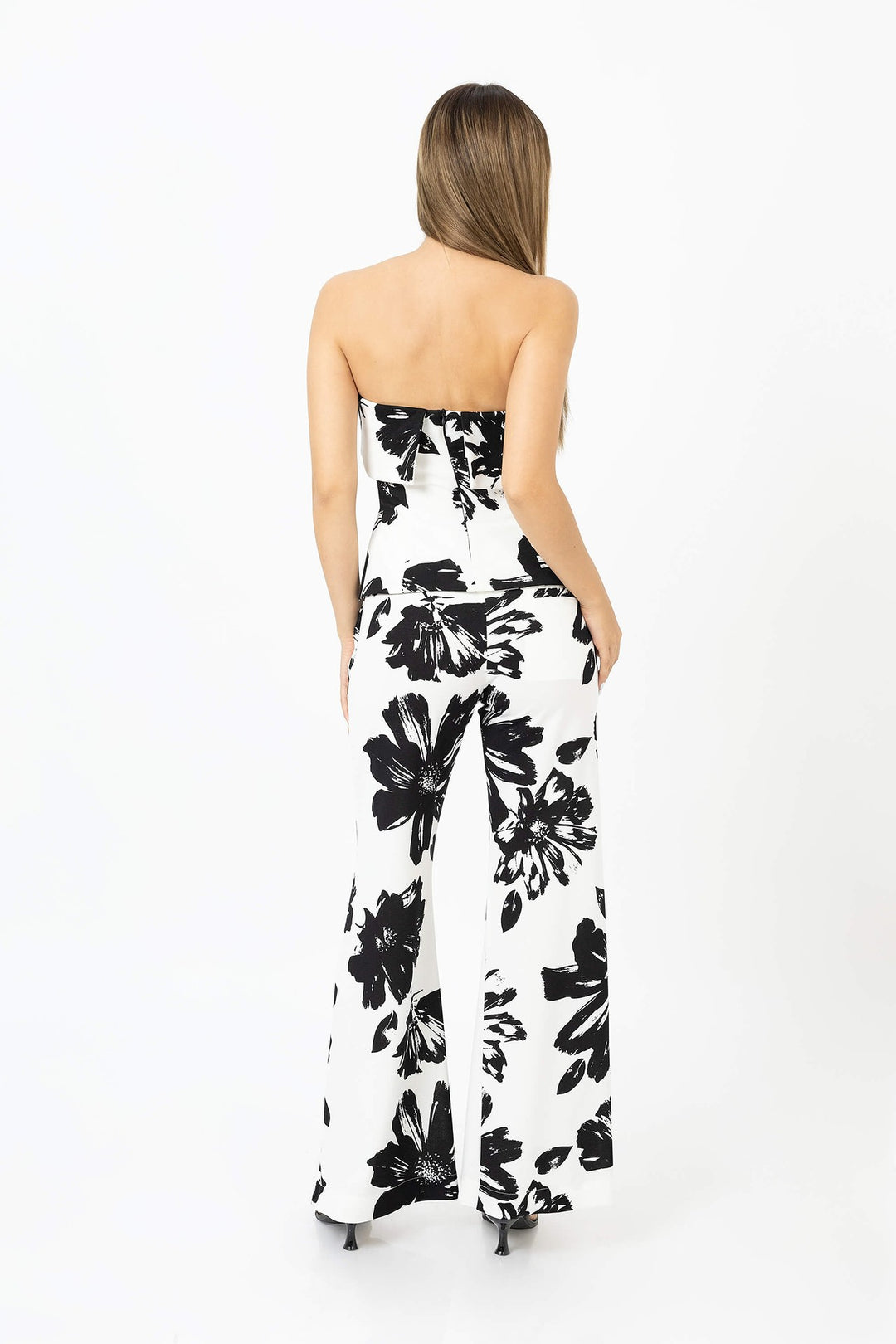 Pantalón palazzo floral