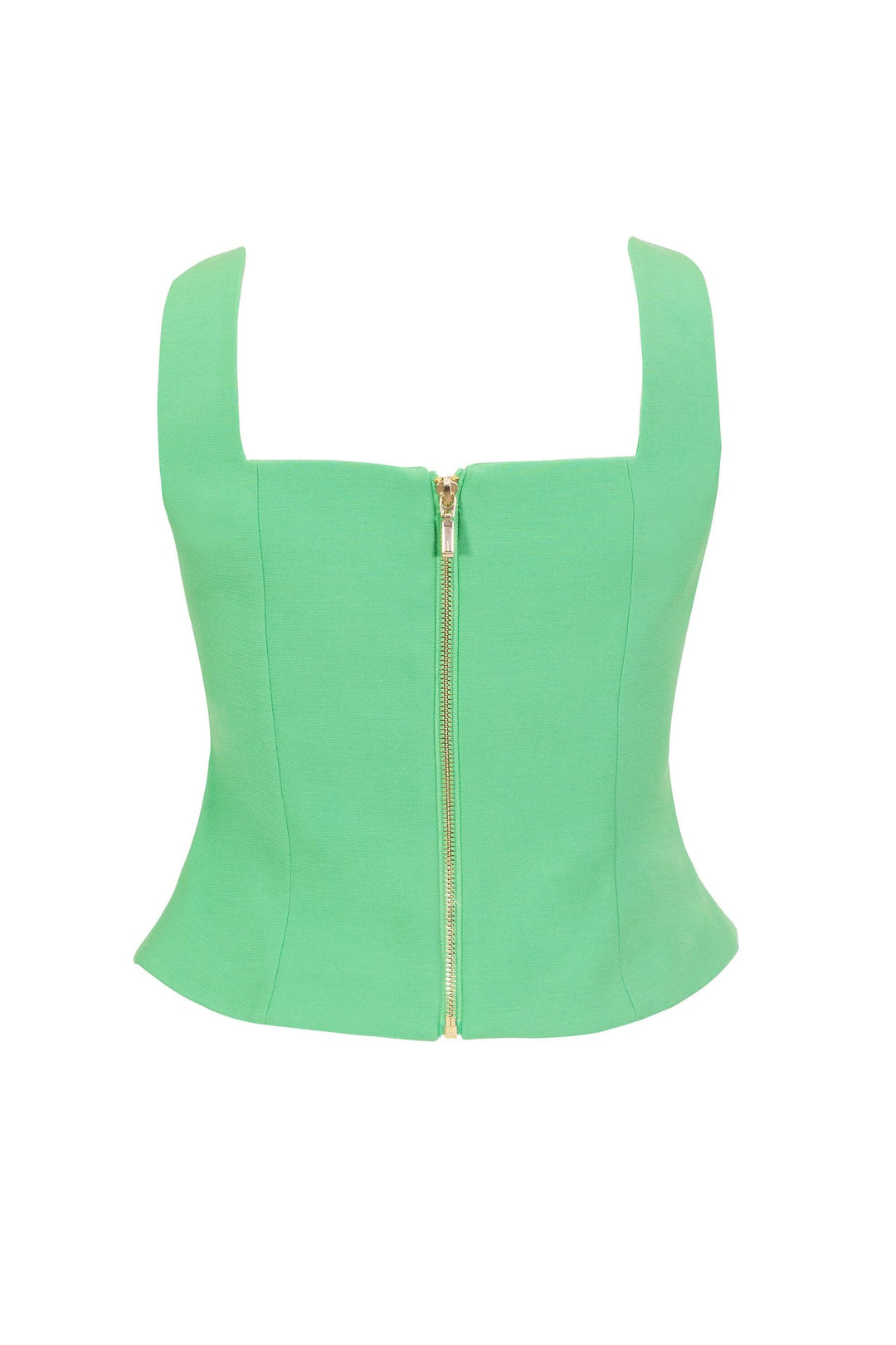 Chaleco estructurado con botones dorados