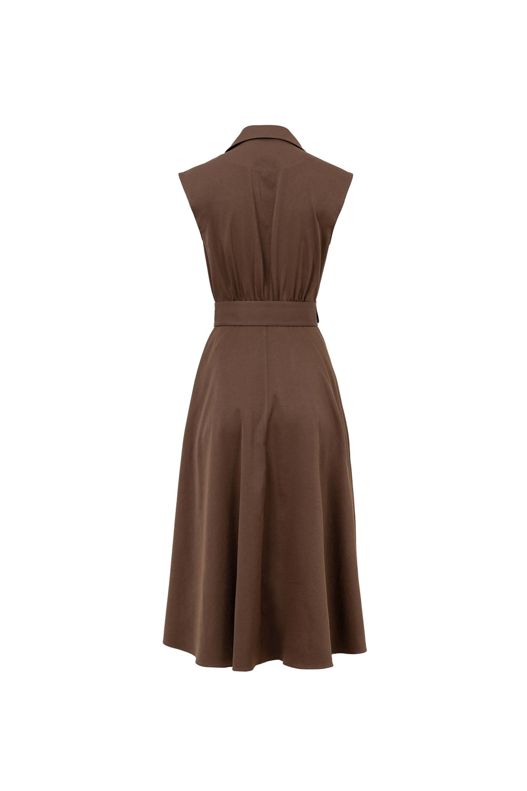 Vestido tipo trench sin mangas