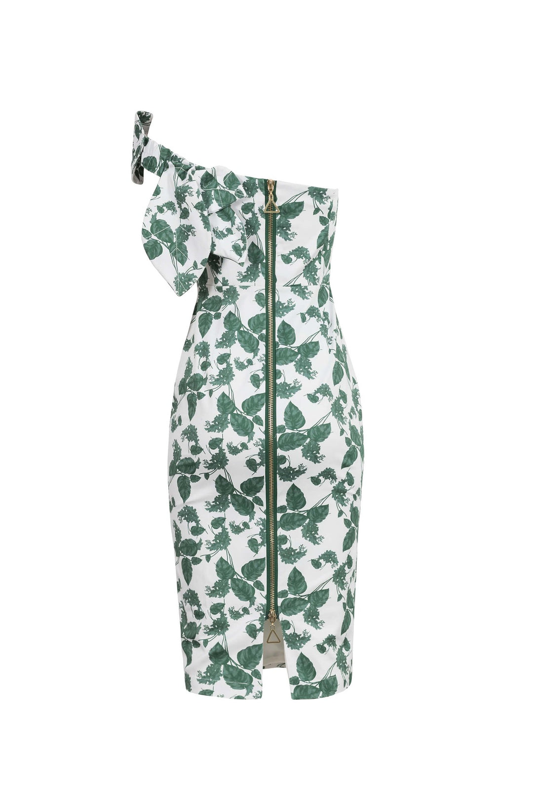 Vestido midi de un hombro