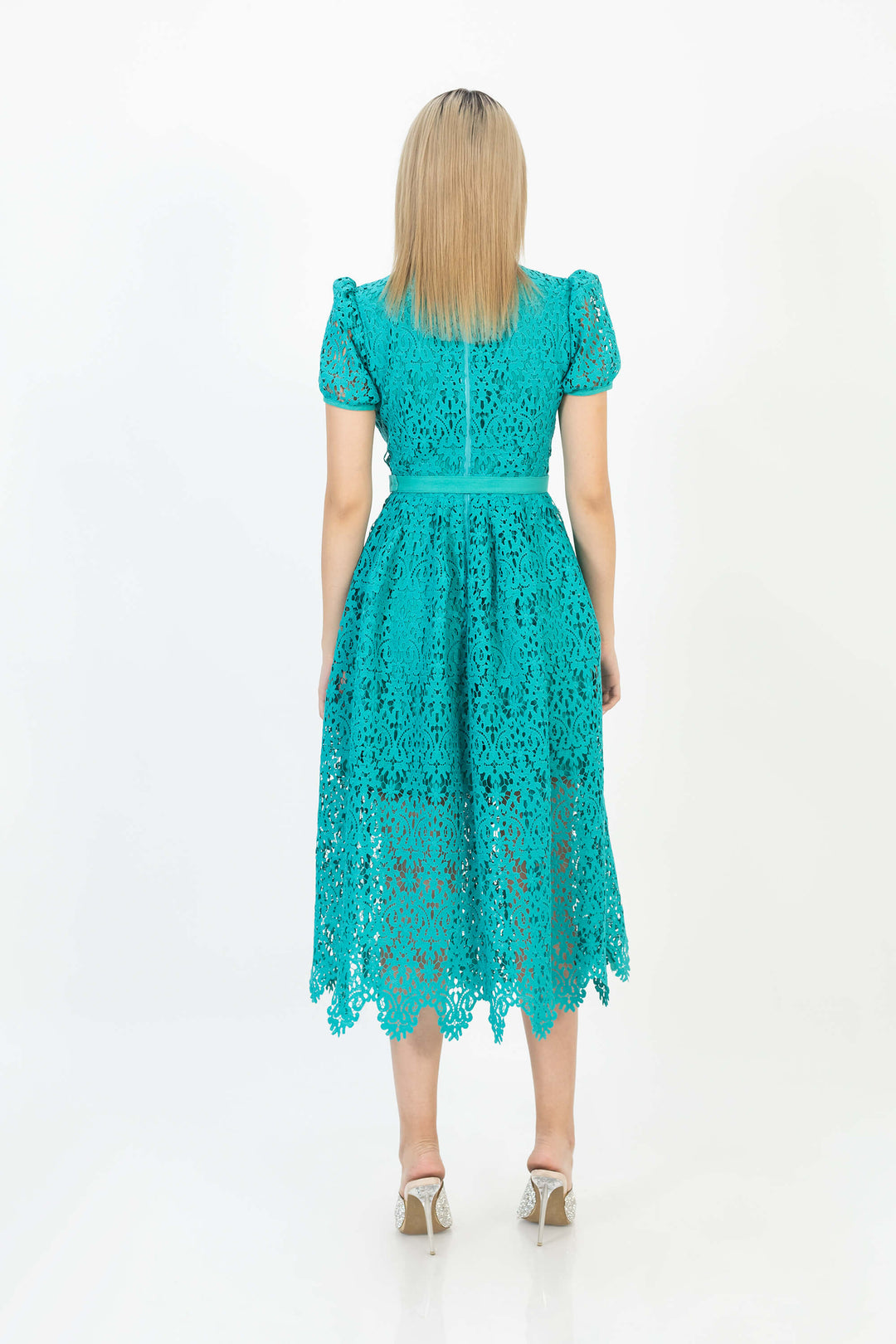 Vestido Midi de Encaje