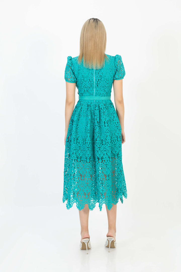 Vestido Midi de Encaje