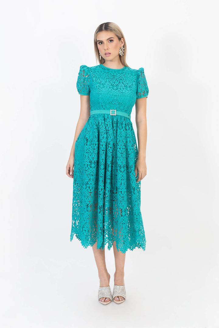 Vestido Midi de Encaje