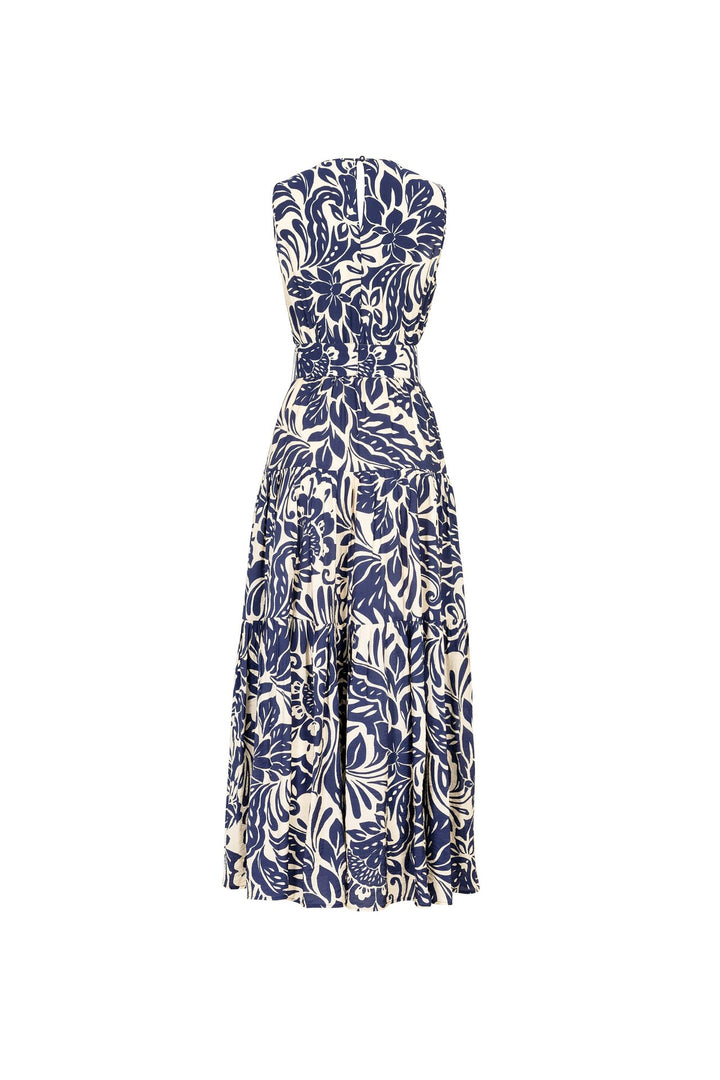 Vestido maxi floral