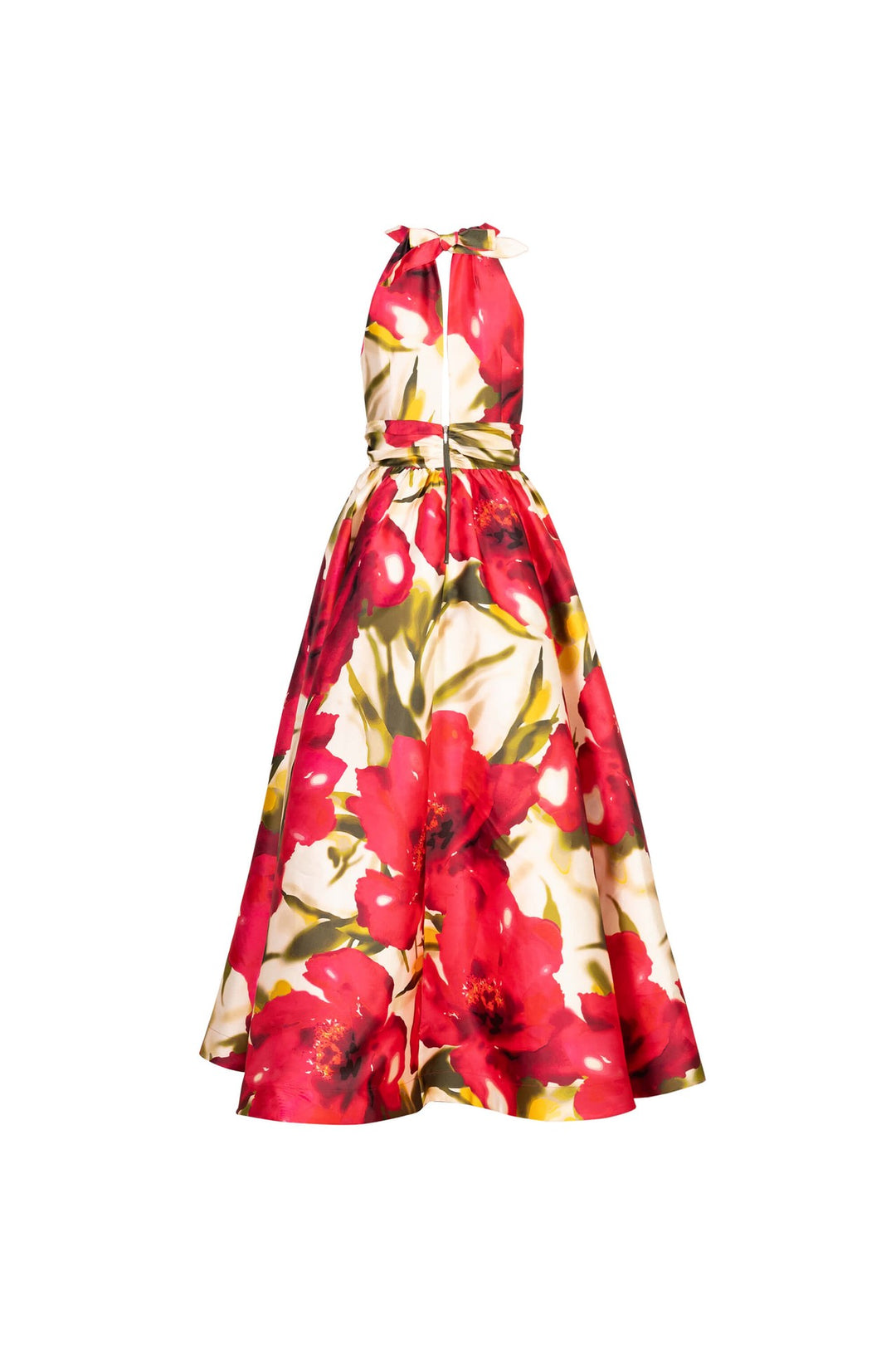 Vestido largo con estampado floral elegante