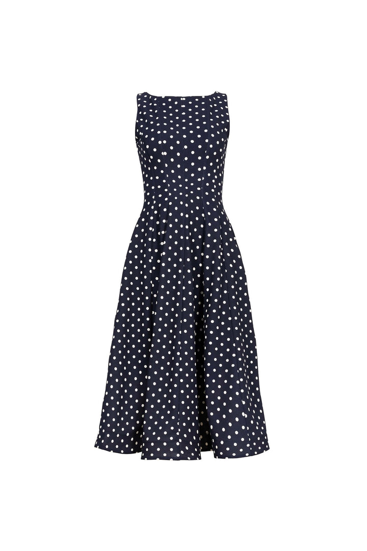 Vestido midi sin mangas