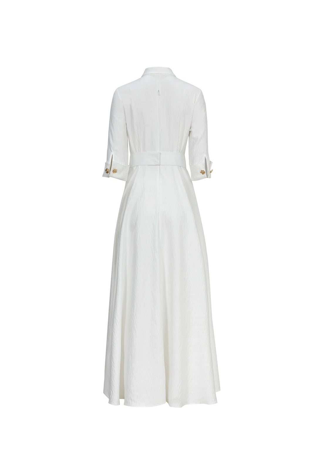 Vestido Maxi con Cinturón de Lazo