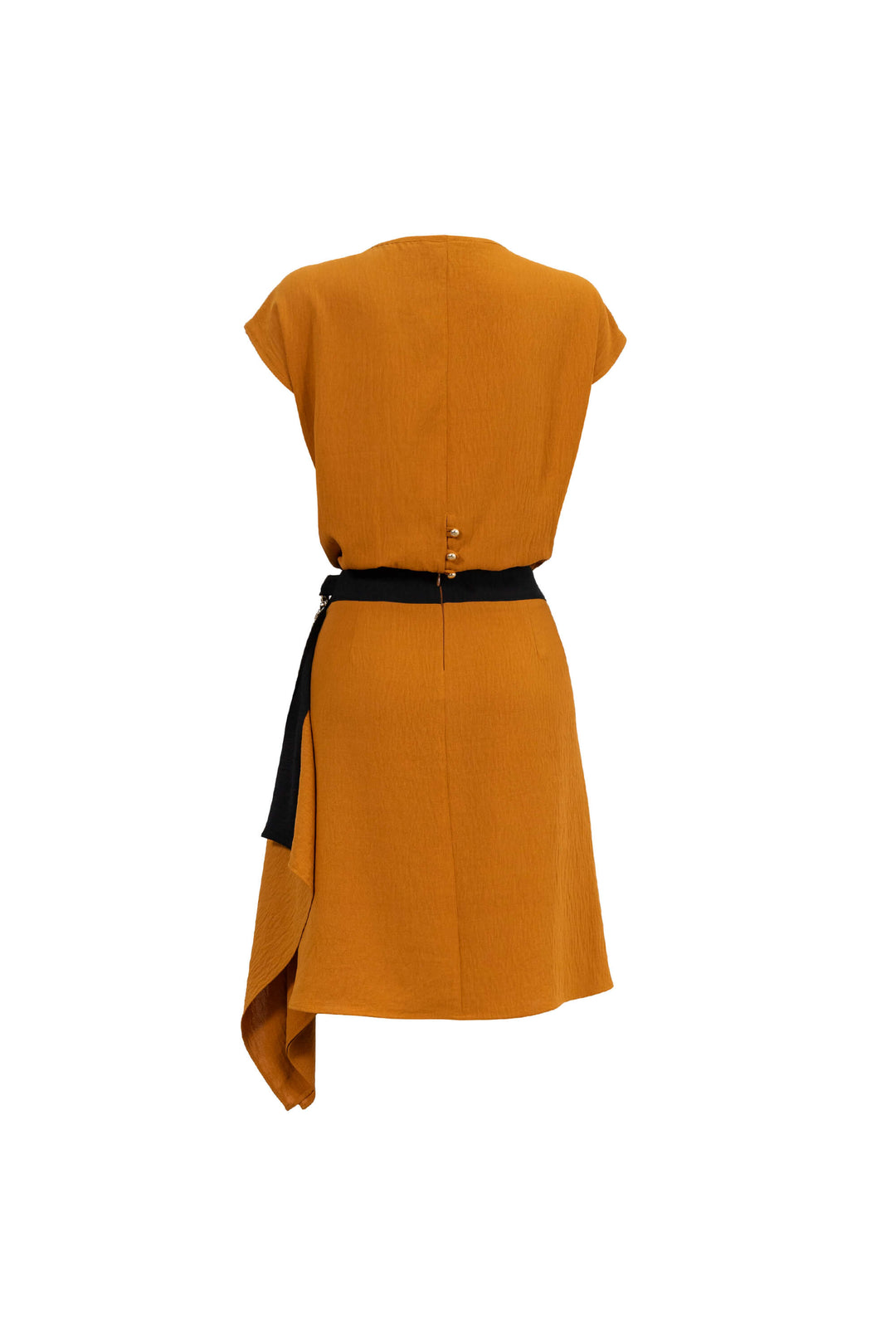 Vestido Asimétrico con Cadena