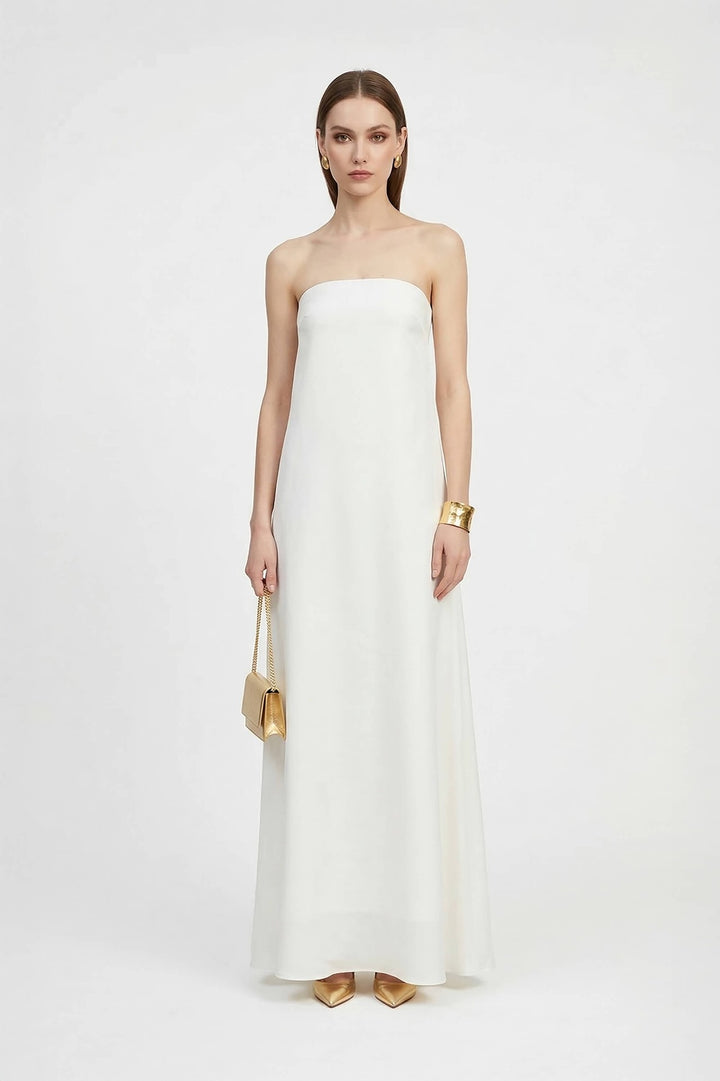 Vestido Maxi Strapless