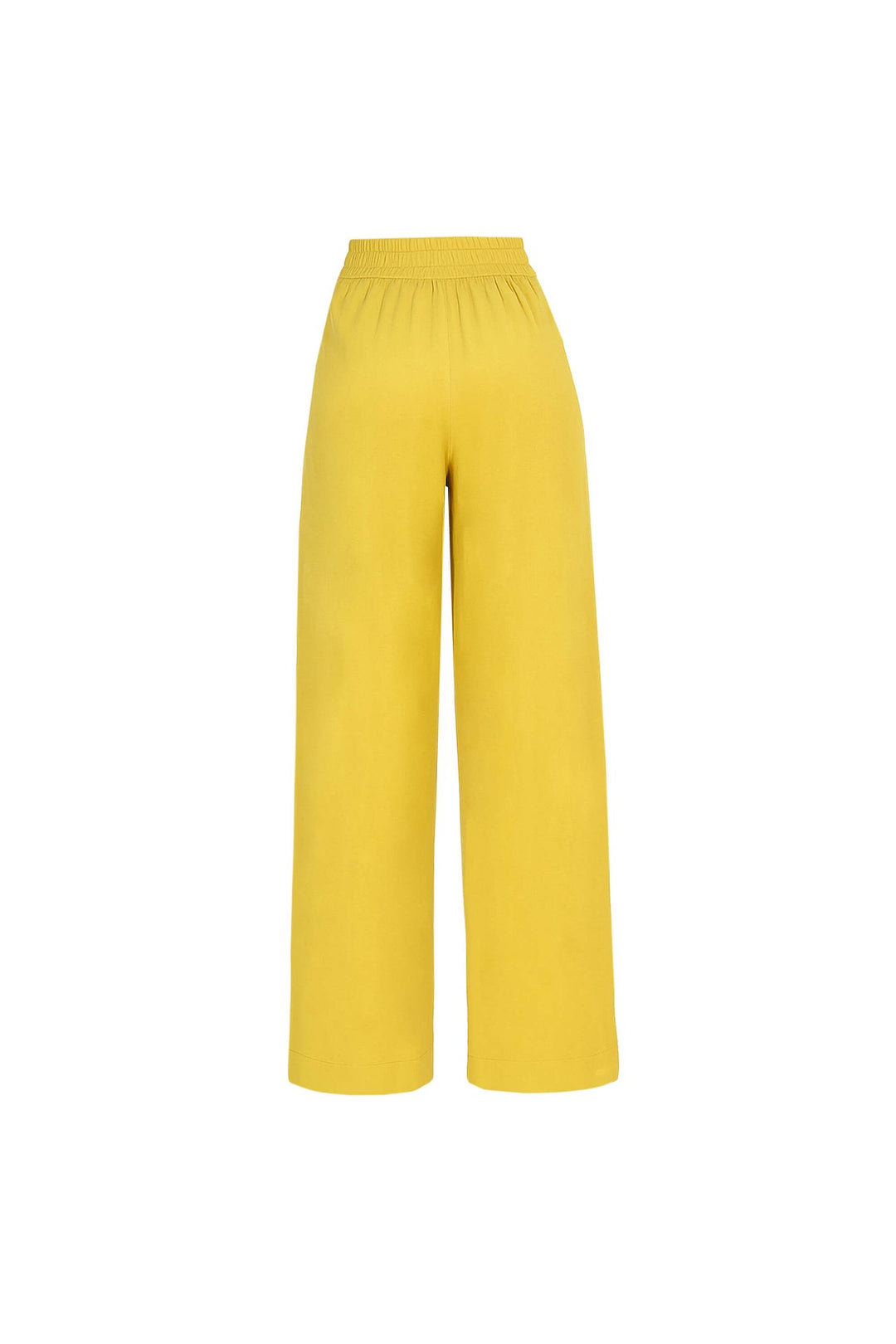 Pantalón de pierna ancha de lino