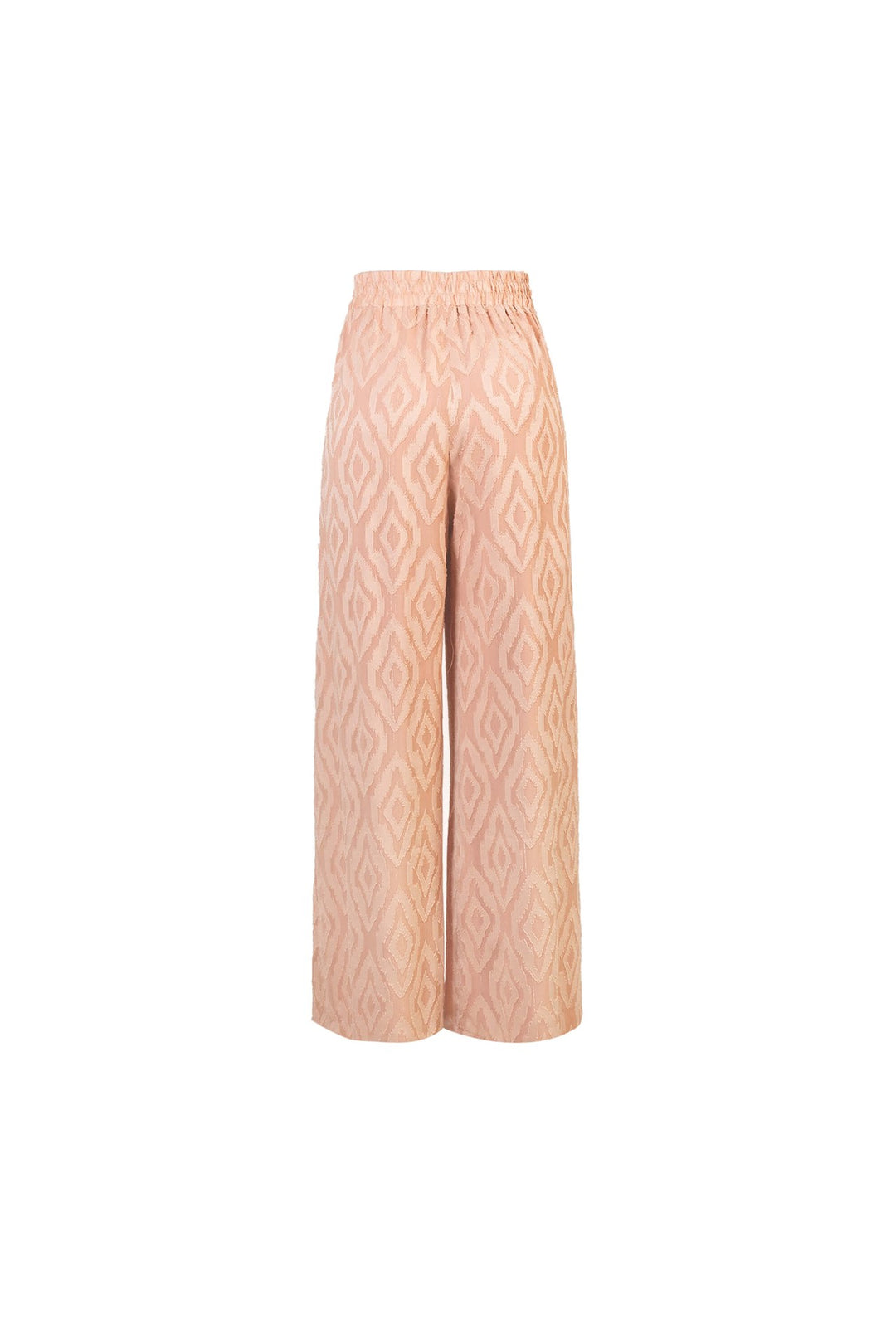 Set halter estampado con pantalón amplio