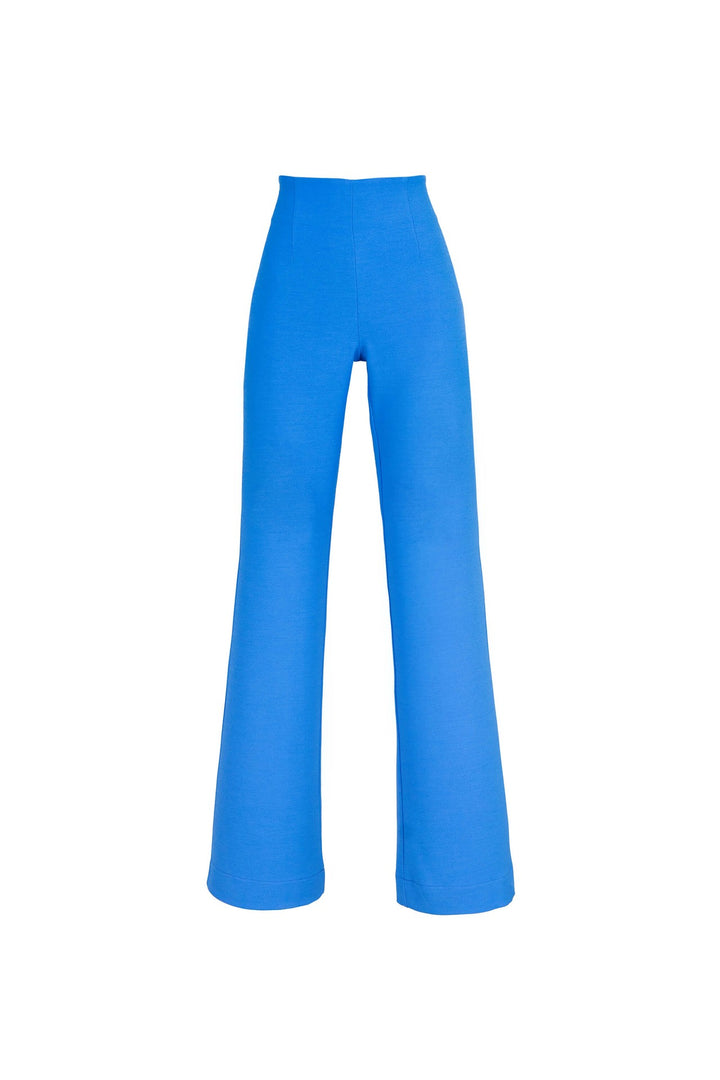 Pantalón recto tiro alto elegante