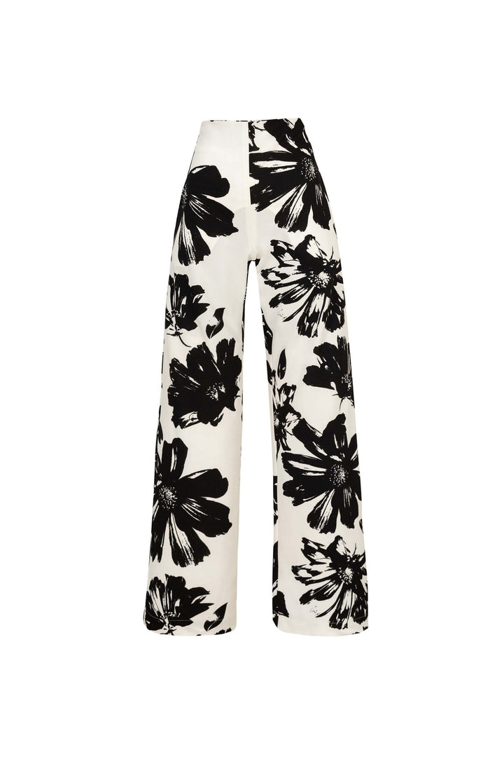 Pantalón palazzo floral