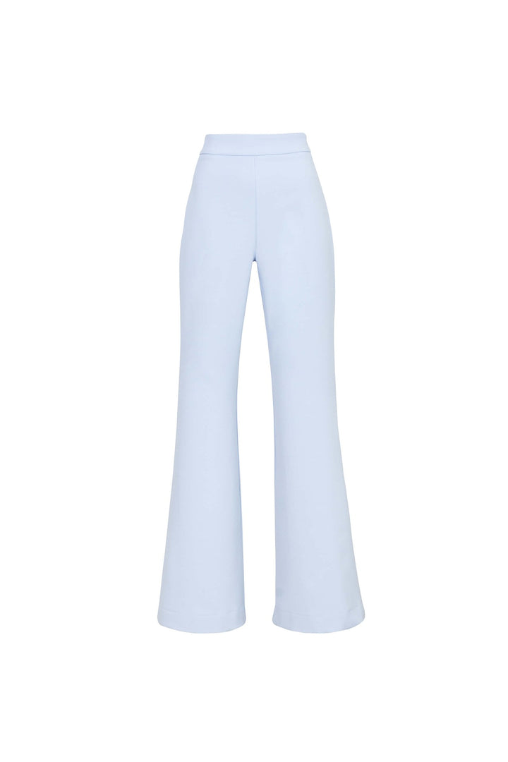 Pantalón acampanado de tiro alto