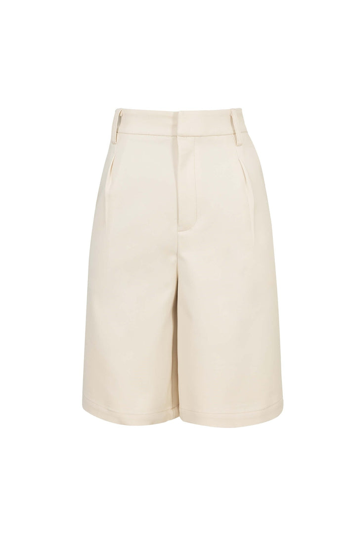 Short tipo bermuda de corte sastre