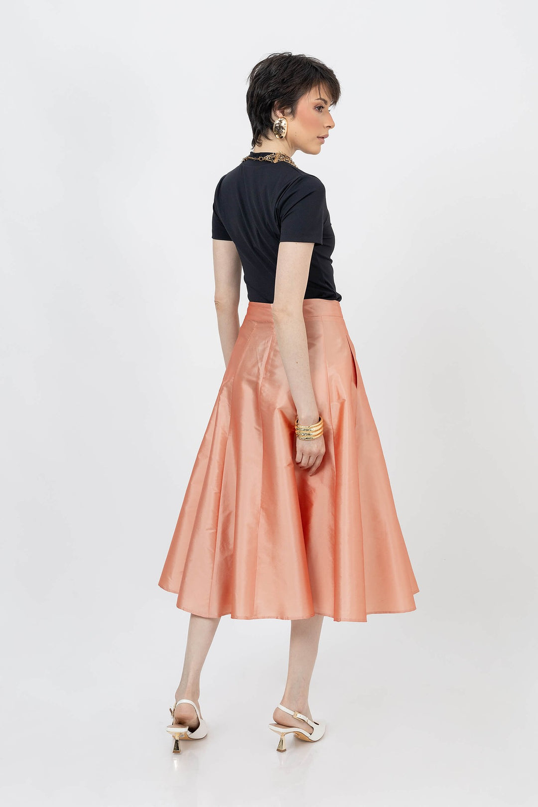 Blusa básica de manga corta