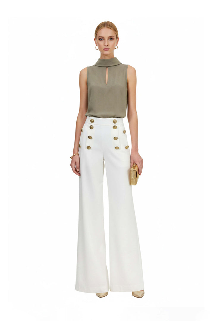 Pantalón Wide Leg Marinero