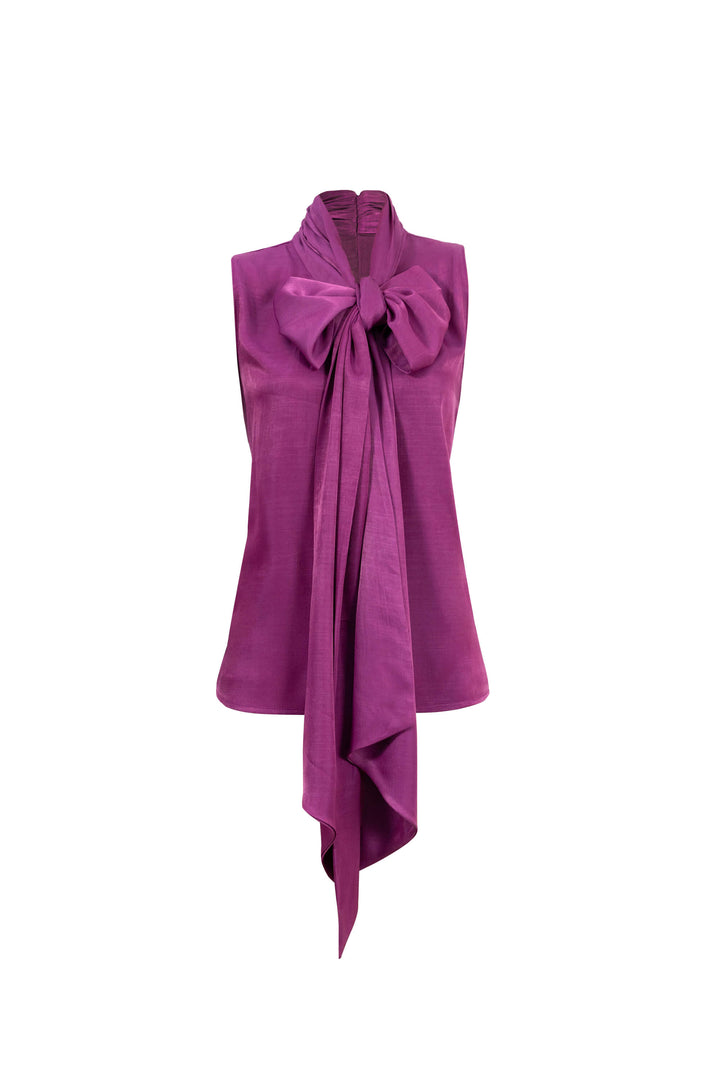 Blusa Con Lazo Gigante