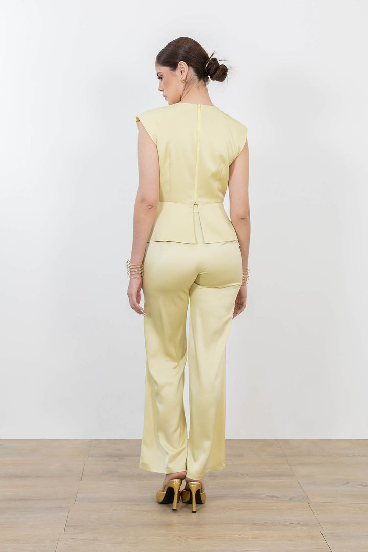 Pantalón de vestir satinado