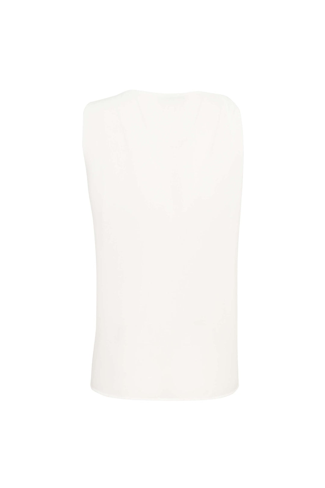 Blusa sin mangas de silueta fluida