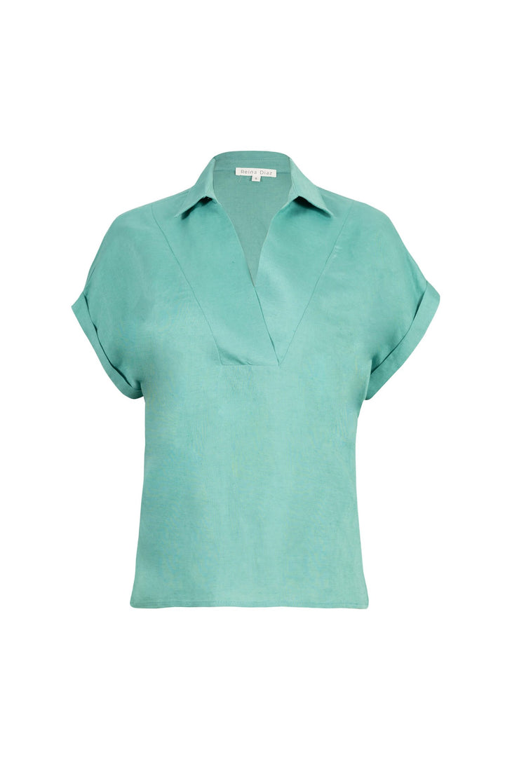 Set de blusa y pantalón tipo filipina