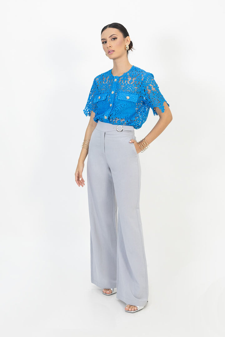 Pantalón amplio recto