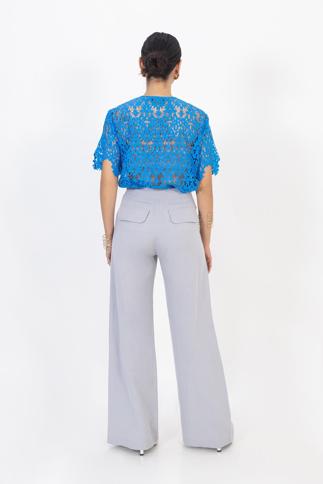 Pantalón amplio recto