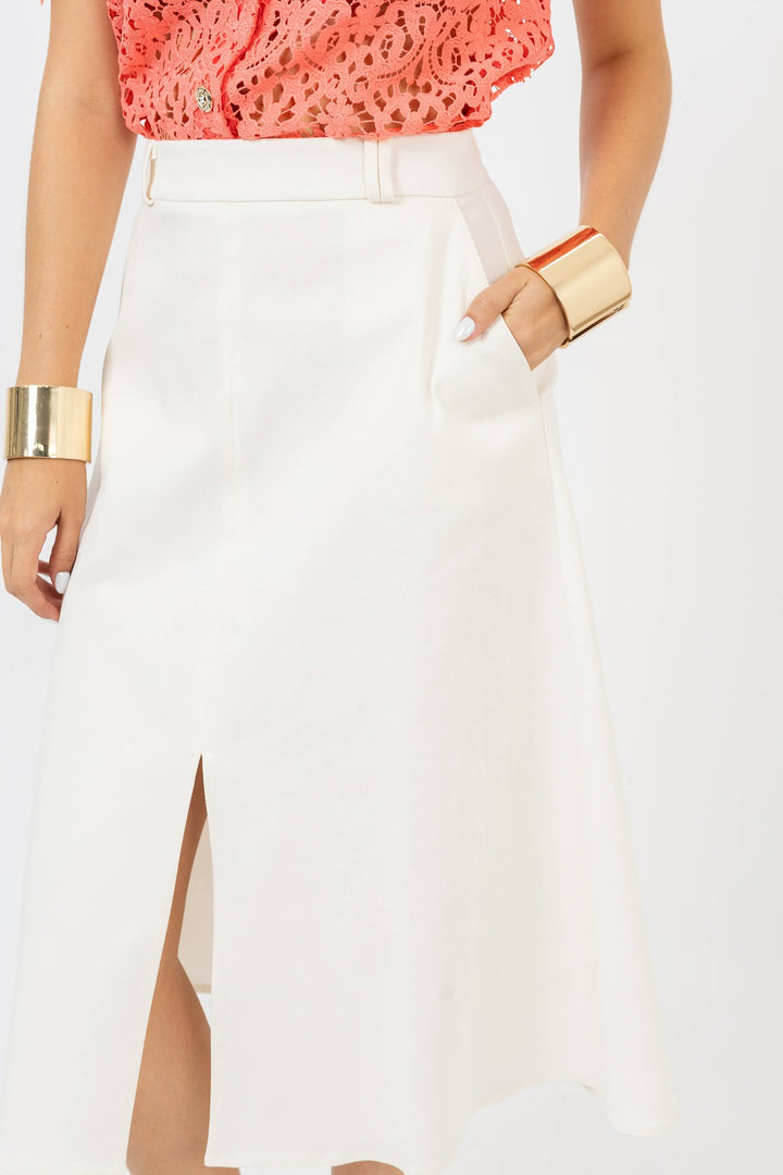 Falda midi