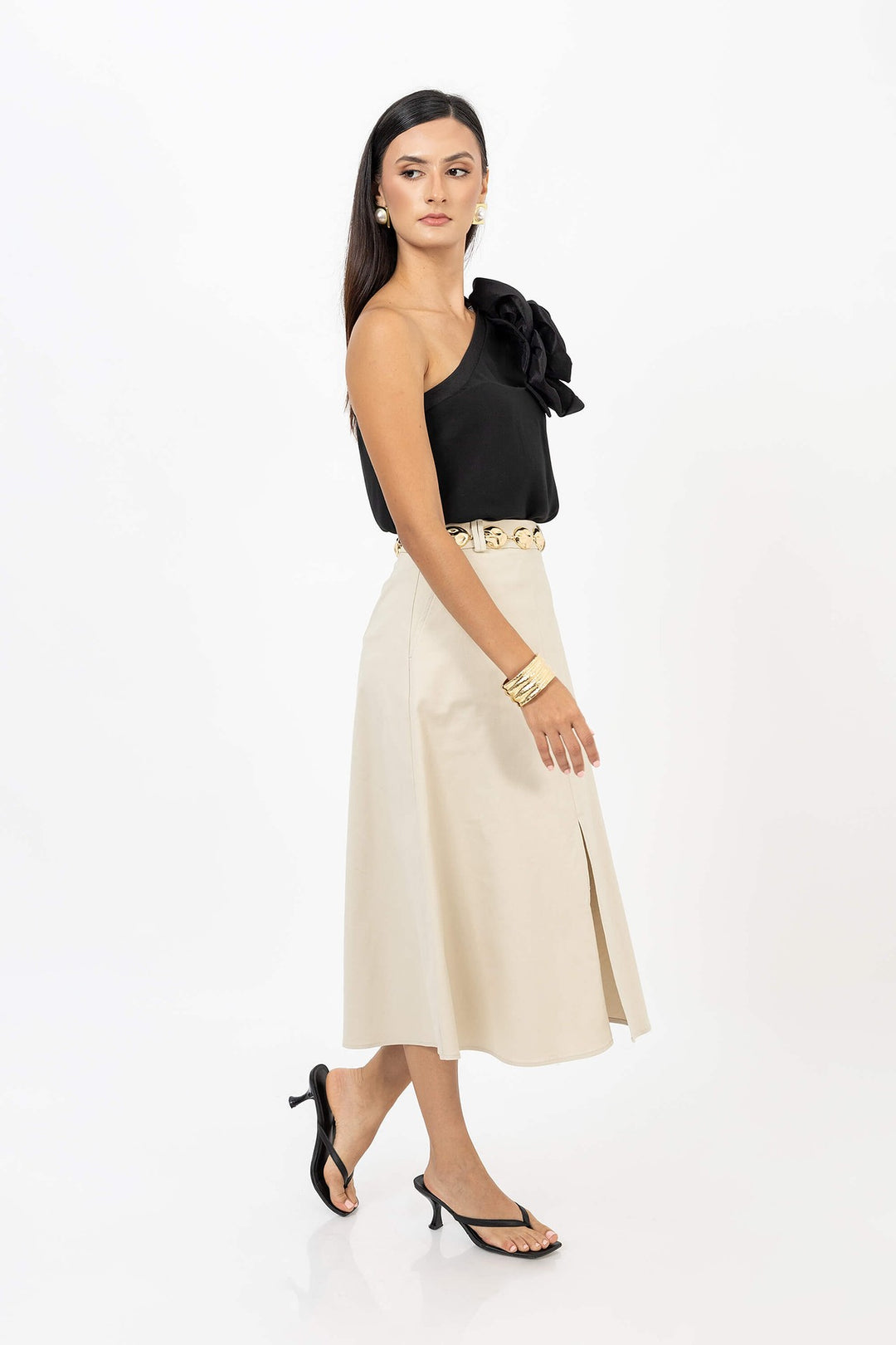 Falda midi