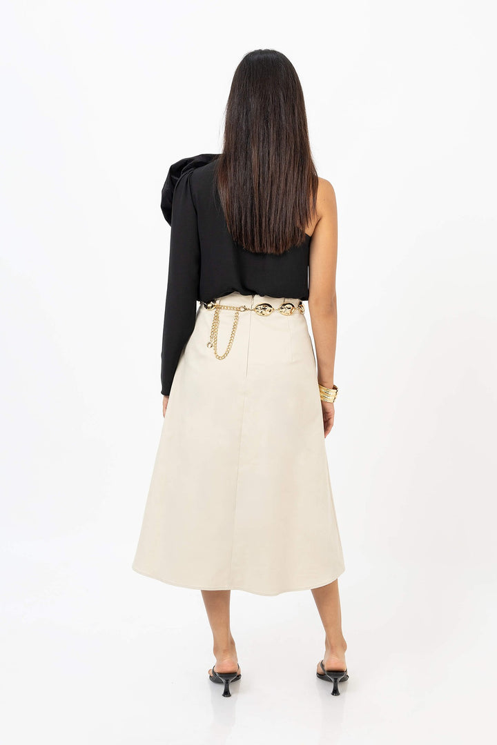 Falda midi