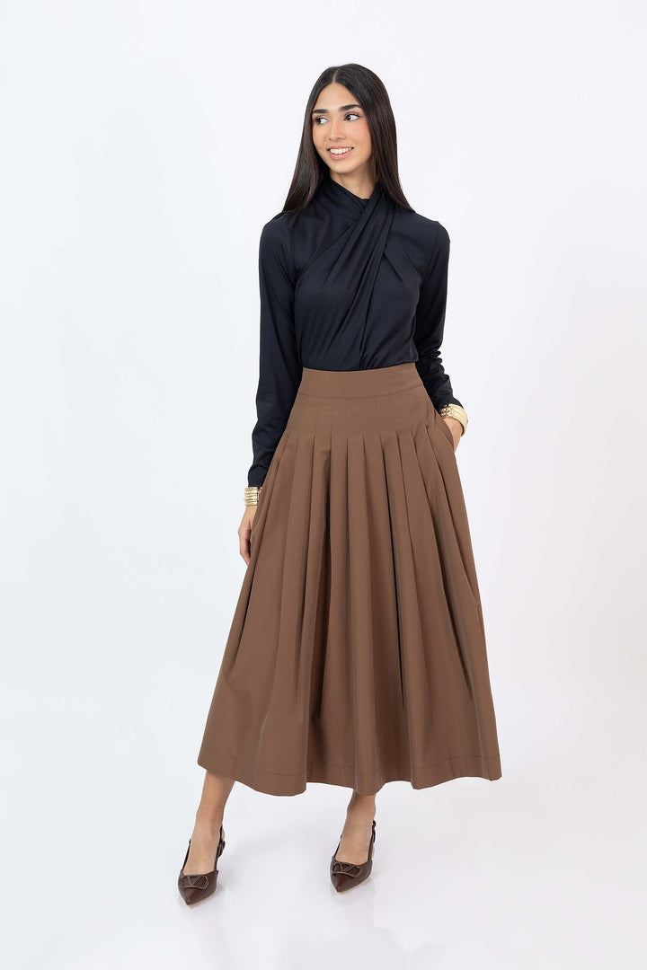 Blusa cruzada de manga larga