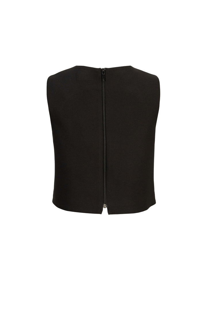 Blusa sin mangas elegante