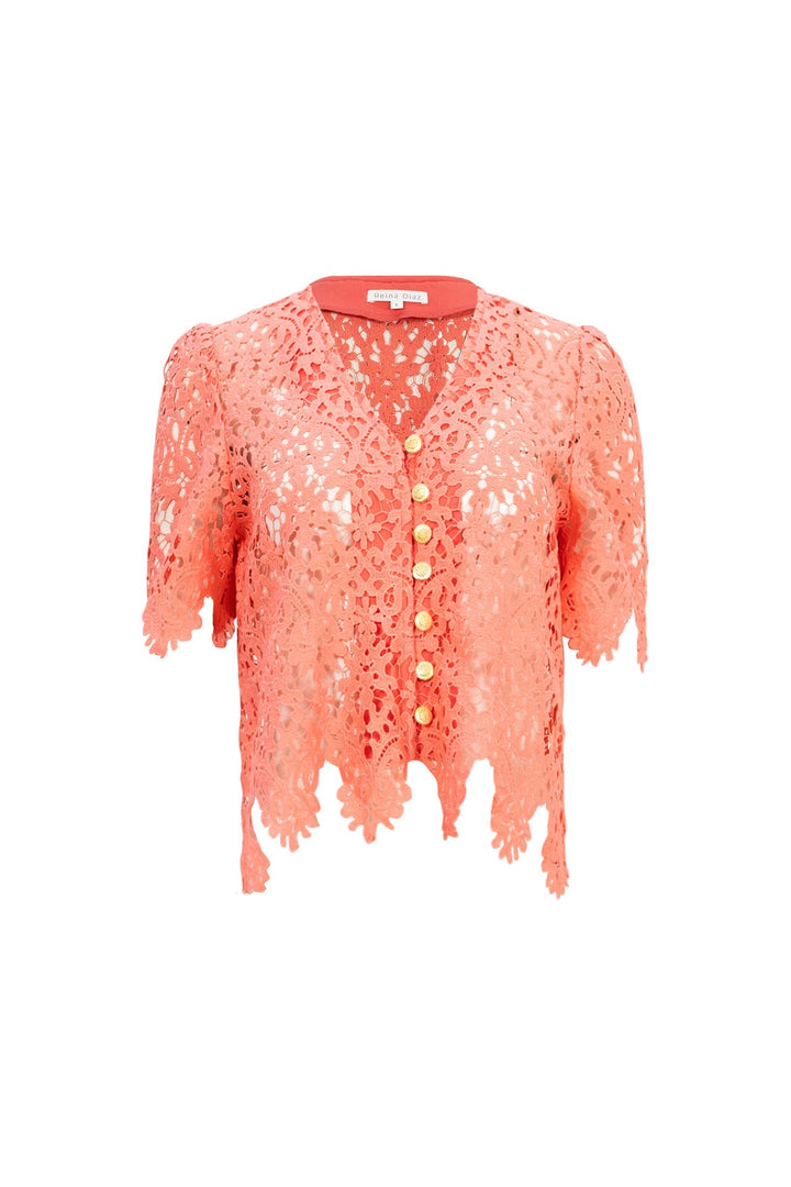 Blusa de Encaje Floral