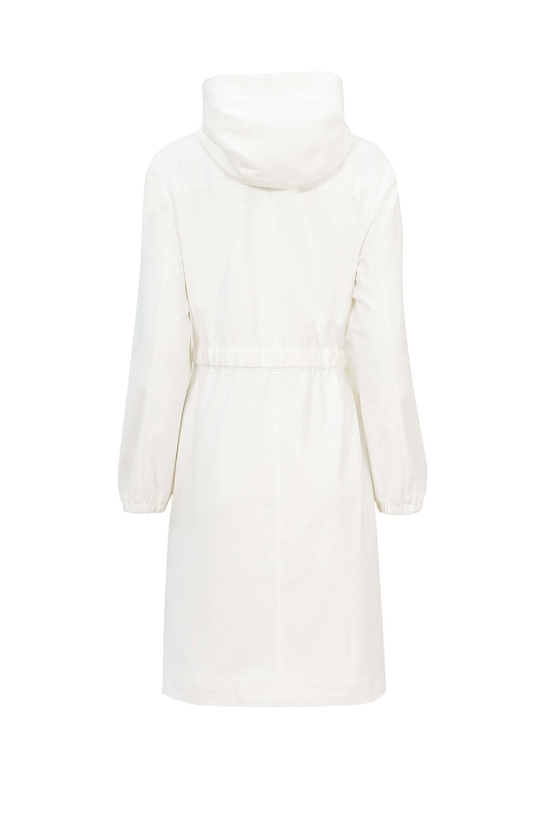 Saco tipo trench con capucha