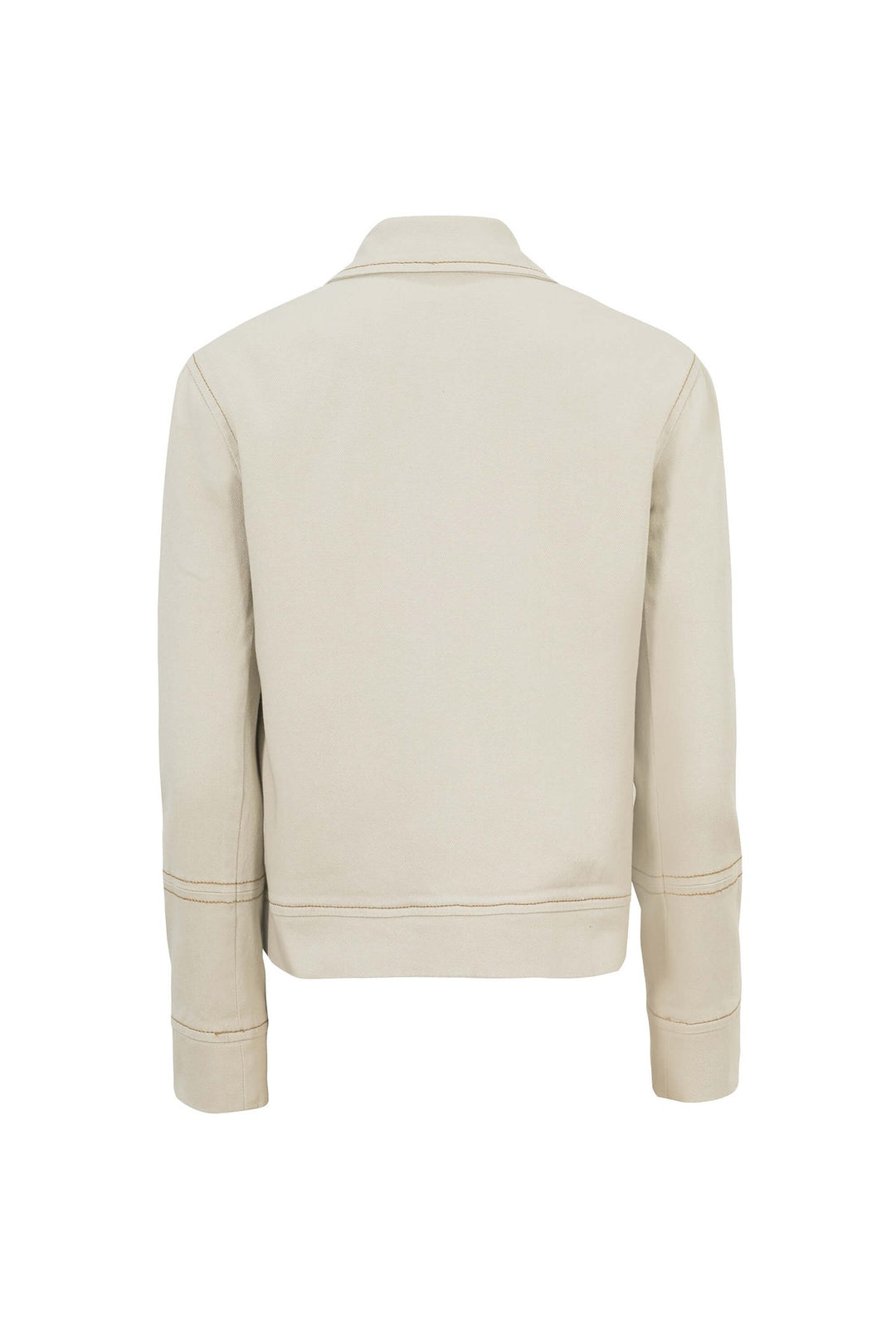 Chamarra con costuras en contraste