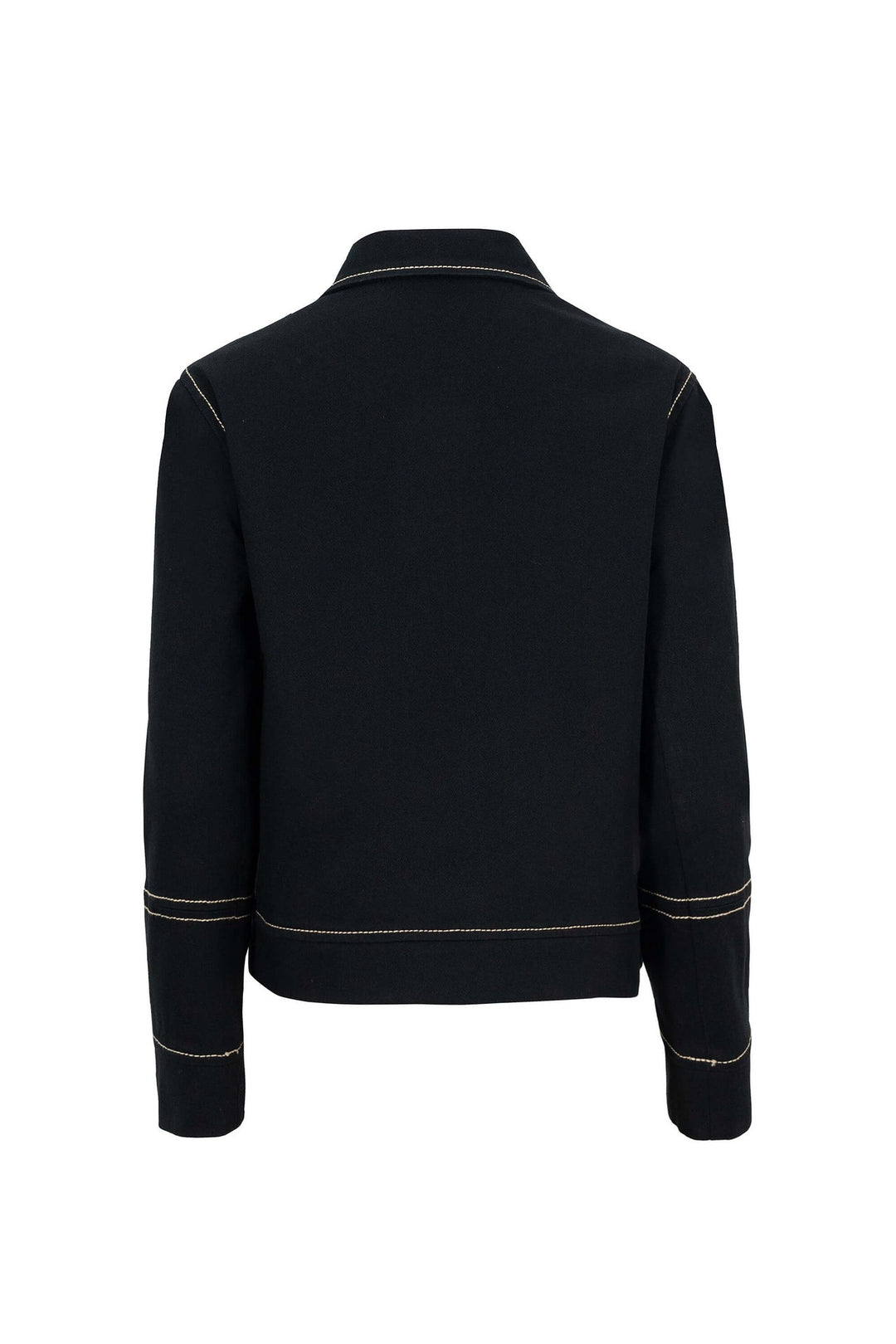 Chamarra con costuras en contraste