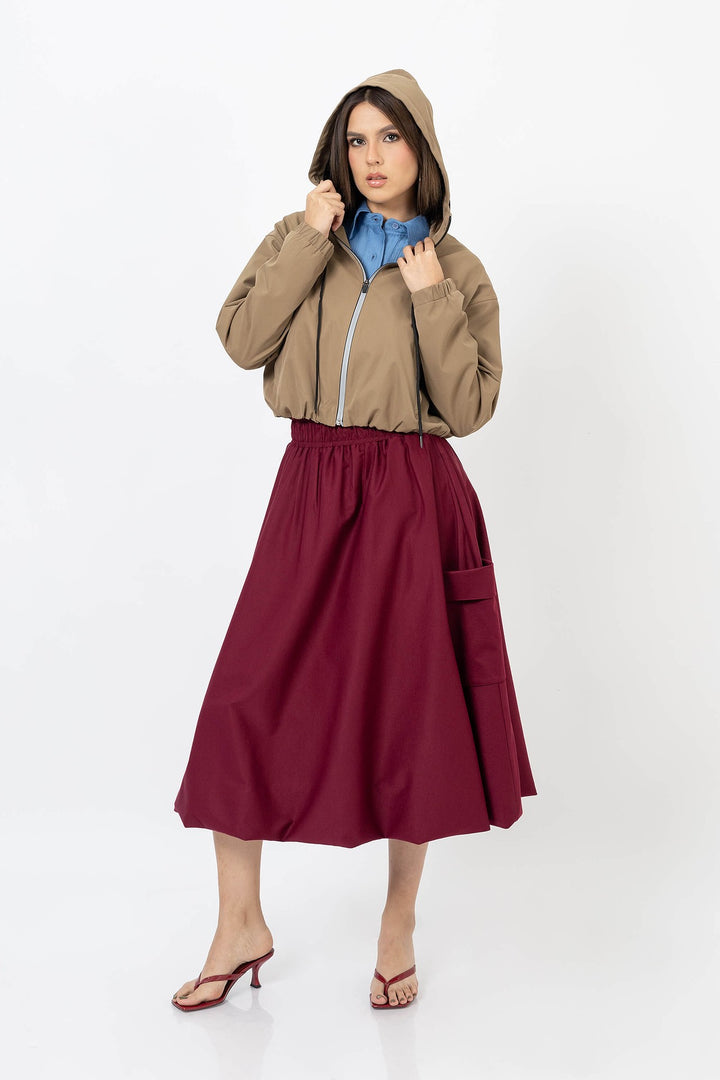 Chamarra ligera con capucha