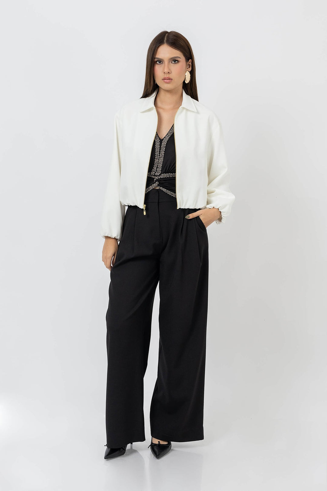 Chamarra ligera de cierre