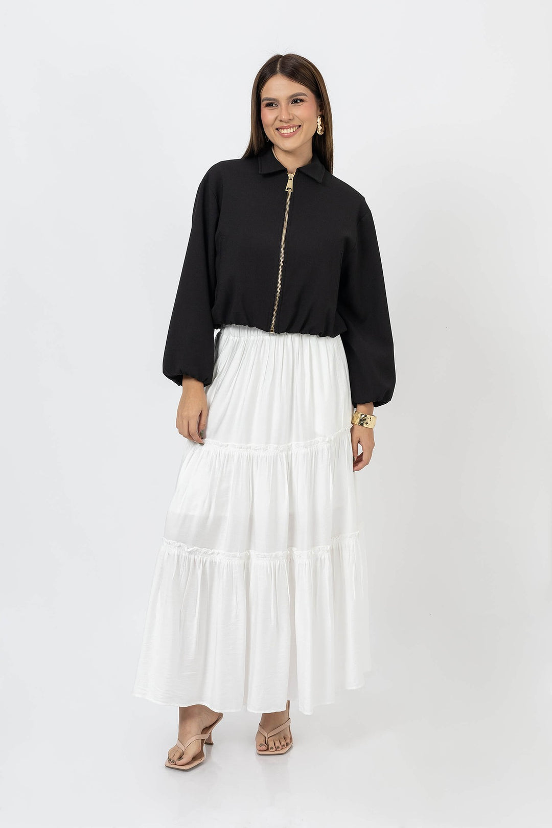 Chamarra ligera de cierre