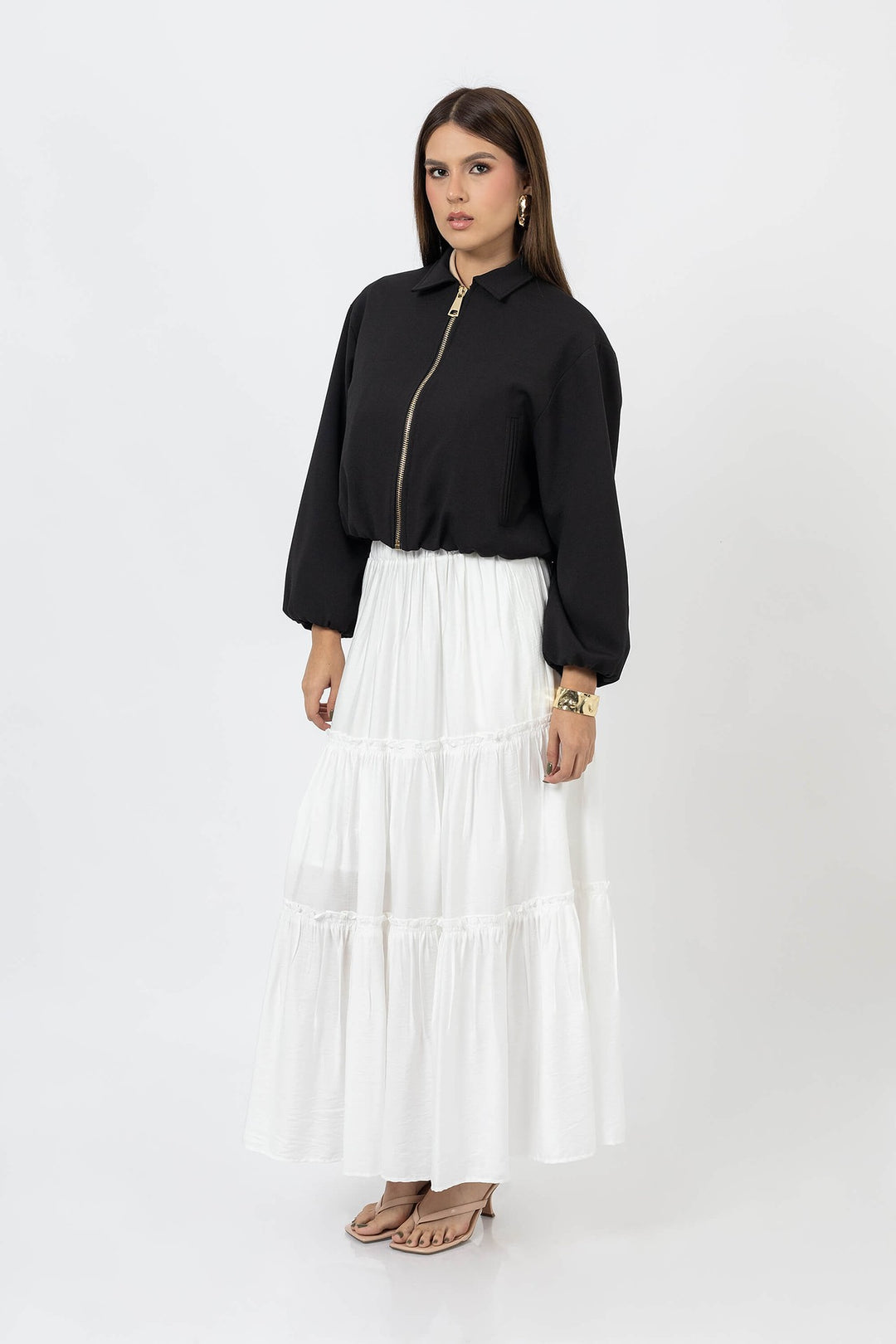 Chamarra ligera de cierre