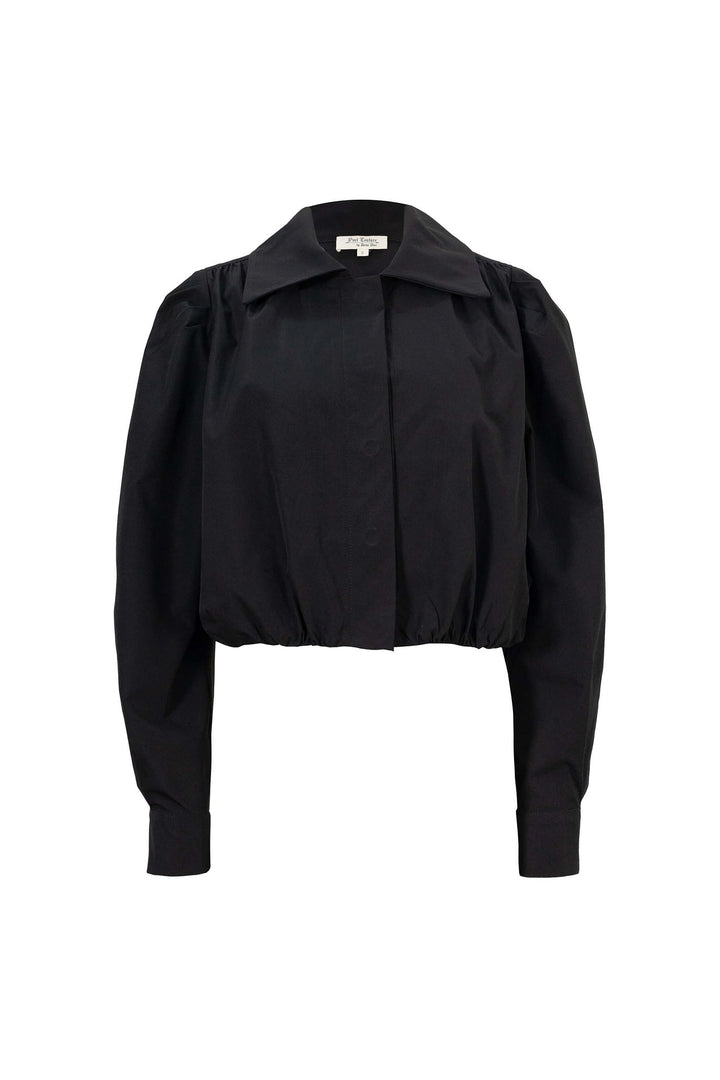 Chamarra corta estructurada